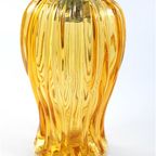 Vintage Glazen Lampenkap Amber thumbnail 2