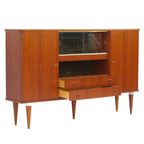 Vintage Highboard Buffetkast Dressoir In Teak, 1960S thumbnail 10
