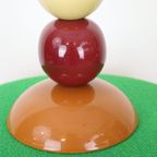 Geweldige Snookerbal Bureaulamp In Porselein In De Stijl Van François Chatain - 1980 thumbnail 9
