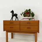 Scandinavisch Vintage Teak Fineren Ladekast Renal thumbnail 3