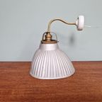 Wandlamp Met Zwanenhals Van Gemercuriseerd Glas, 1930 thumbnail 10