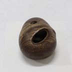 Large Studio Ceramic Free Form Pebble Stone Vase By Jaan Mobach 1967 thumbnail 4