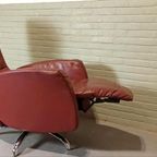 Vintage Leren Recliner Fauteuil thumbnail 12