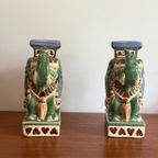 2 Supergave Middelgrote Aardewerk Geluksolifanten thumbnail 6