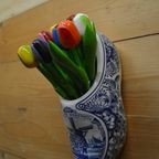 Klomp Van Aardewerk Met Houten Tulpen thumbnail 4