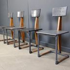 Vintage Industrial Chairs, 1970s - Set Of 4 thumbnail 6