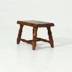 Alpine Chic Rustic Plant Or Side Table 1950S thumbnail 4