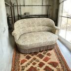 Vintage Tweezit / Fauteuil / Zetel Met Franjes thumbnail 8