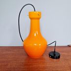 Vintage Oranje Opaline Hanglamp, Jaren 60 thumbnail 11