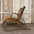 Rotan Dutch Design Fauteuil. Rohe. Vintage. Jaren ‘50. thumbnail 2