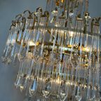 2 Beschikbaar! Vintage Kristallen Murano Geblazen Kroonluchters Hanglampen Art Deco Stijl ! thumbnail 18