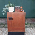 Art Deco Nachtkastje Antiek Kastje Amsterdamse School Jr 20 thumbnail 2