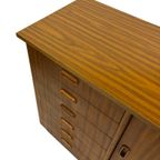 Vintage Dressoir Lowboard Tv Meubel Met Lades Jaren 60 Teak thumbnail 9