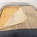Ligne Roset Togo - 1 Zit & Poef - Blauw Pinstripe Stof thumbnail 10