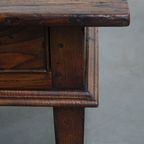 Prachtige Grote Antieke Salontafel Met Originele Details En Een Mooi Patina thumbnail 8