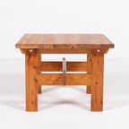 Scandinavian Modern Solid Pine Coffee Table thumbnail 3
