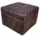 Vintage Patchwork Ottoman/kist 1970s thumbnail 2