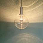Space Age Hanglamp In Geblazen Bubbelglas, Jaren 70 thumbnail 9
