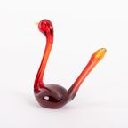 Swedish Art Glass Birds Sculptures From Bergdala, 1970’s thumbnail 8