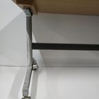 Industrieel Gefineerd Bijzet Tvtafel Op Wielen Jaren 70-80 thumbnail 9