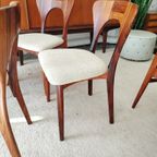 Vintage Set Van 4 Eetkamerstoelen, Nils Koefoed thumbnail 8
