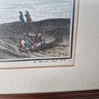 Oude Prent Druk Deventer In Lijst Achter Glas thumbnail 9