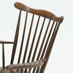 Scandinavian Spindle Back Armchair 1960S thumbnail 8