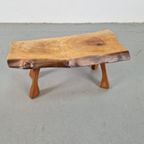 Vintage Brutalist Kruk Boomstam Side Table Mid Century 1960 thumbnail 4
