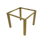 Belgo Chrom Dewulf Bijzettafel Plantentafel 23 Karaat Goud Rookglas Design thumbnail 3