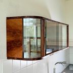 Art Deco Hangvitrine “sarah” Met Glazen Schap thumbnail 2