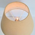 Vintage Brutalist Eik Hout Tafellamp ’50 Mid Century Japandi thumbnail 5