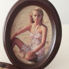 4x Mooie Houten Ovale Foto Lijsten Met Foto Vervangbare Functie thumbnail 10