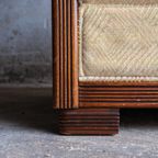 Art Deco Sofa With Ornate Design Elements thumbnail 10