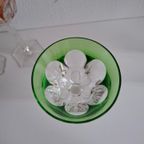 6 Vintage Kristallen Gekleurde Wijnglazen thumbnail 3