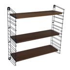 Tomado Holland - Modulair Wall System With 3 Shelfs And 2 Uprights - Wood Fineer thumbnail 4