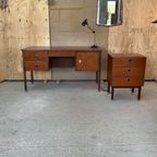 Vintage Vrijstaand Directie Bureau, Reliving thumbnail 19