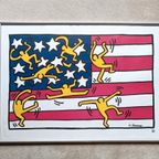 Vintage Litho Poster Van Keith Haring thumbnail 4