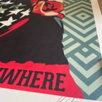 Shepard Fairey Obey Americat Riot, Signed And Dated By Artist thumbnail 6