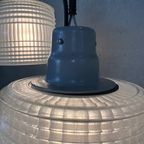 Vintage Industriële Hanglamp – Europhane (mat Glas) thumbnail 7