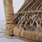 Vintage Rotan En Bamboe 'Emmanuelle' Stoel, Klein Model thumbnail 16