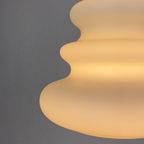 White Milk Glass Pendant Light Ah 1 By Peill and Putzler 1960 thumbnail 10