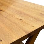 Vintage Dining Table Pinewood 1960 Minimalist Eettafel thumbnail 24