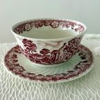 Prachtige Soepschaal Van Barratts Elizabethan Staffordshire Ware, Engels thumbnail 10