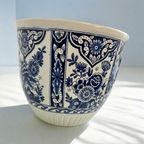 Vintage Bloempot 'Delfts Blauw' thumbnail 2