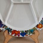 Vintage Villeroy Boch Acapulco Fondueborden Vakjesborden thumbnail 6