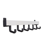 Aluminium Wandkapstokje – Jaren 70 - (kn13) thumbnail 2