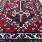 Handgeknoopt Hamadan Vloerkleed Rood 84X140Cm Perzisch Tapijt thumbnail 8