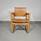 6 X Leather Dining Chair With Inflatable Seat / Leather Seat / Backrest thumbnail 10