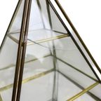 Vintage Mini Serre / Vitrine / Etagere In Piramide Vorm thumbnail 2