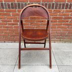 Thonet Cosmos B751 Klapstoel. Zeldzaam Krokodillenreliëf. thumbnail 2